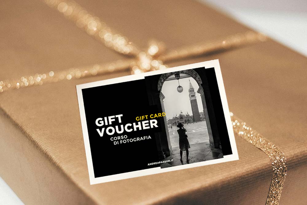 Acquista il tuo regalo - Corso di Fotografia - Gift Card