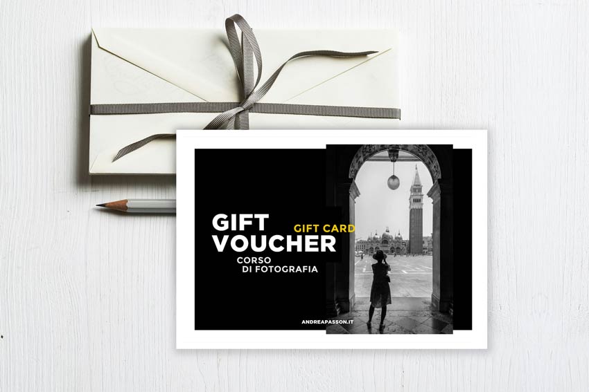 Regala un Workshop di Fotografia  - Regala un corso di fotografia - Buono Regalo - Gift Card